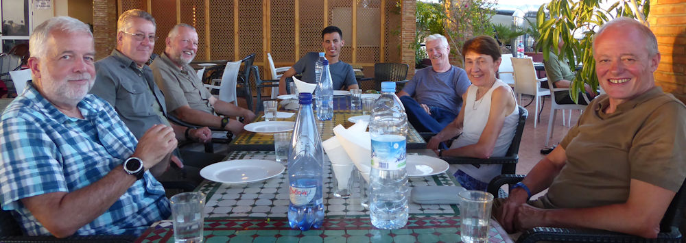 Farewell supper in Marrakesh, photo by Ed Bramley